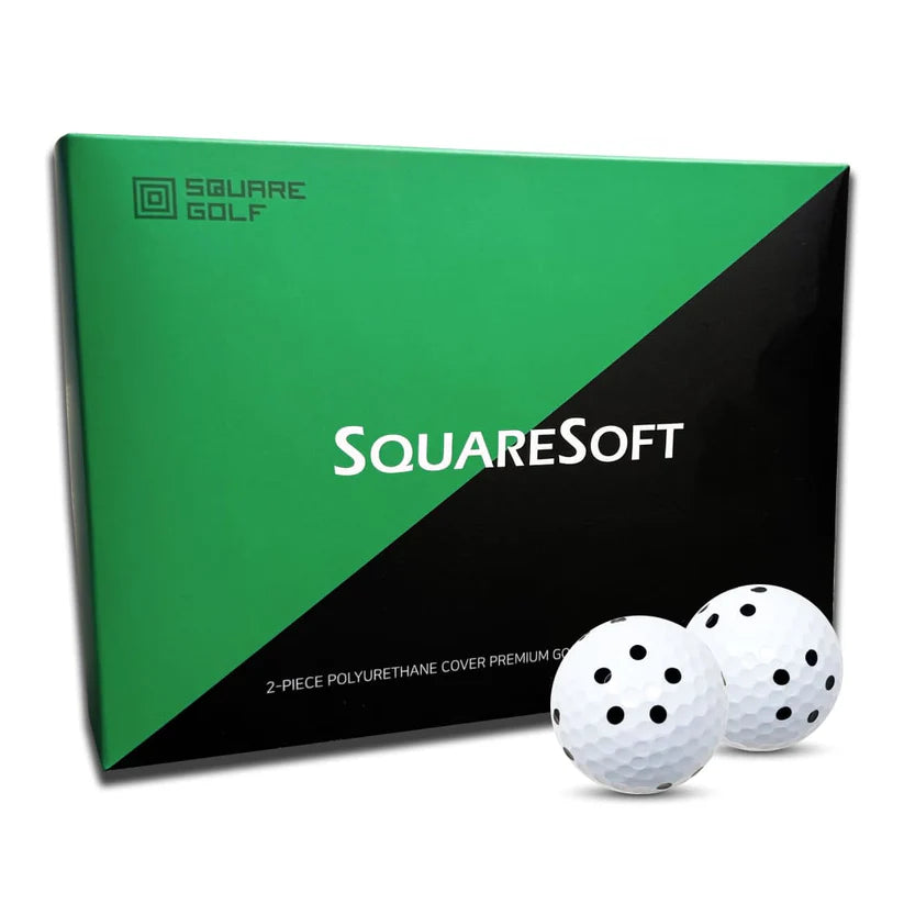 Square Golfin pilkkupintaiset golfpallot (12 kappaleen pakkaus)