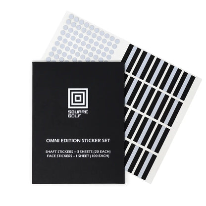 Square Golf Omni Club Stickers