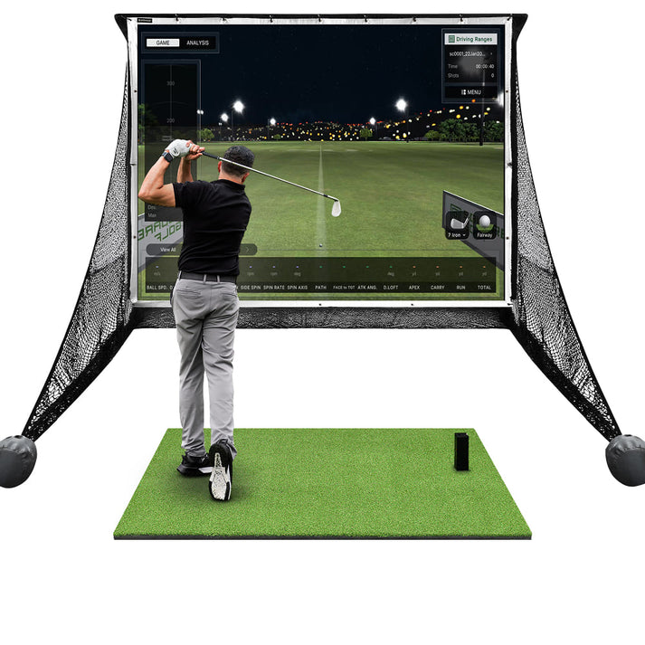 SimSpace Golf Net Bundle – Square Golf